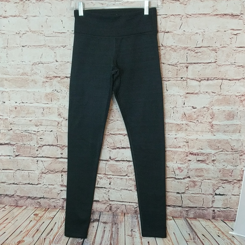 Reflex 90 degree Black fleece lined legging